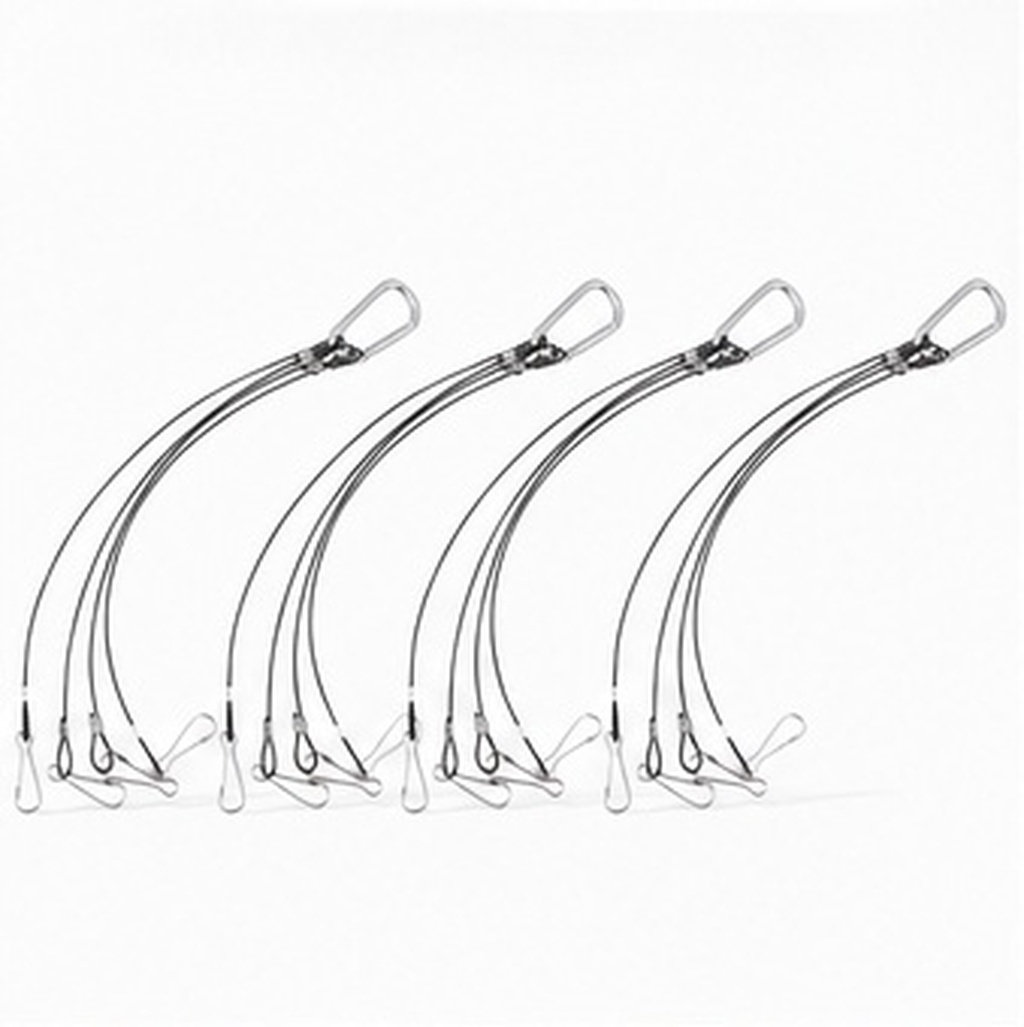 Aquarium Plant Light - 4 pezzi di ganci a corda