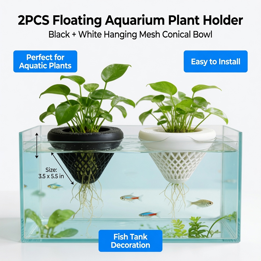2 Pezzi Portapiante Galleggian - Aquarium Plant Holder recensione e prezzo