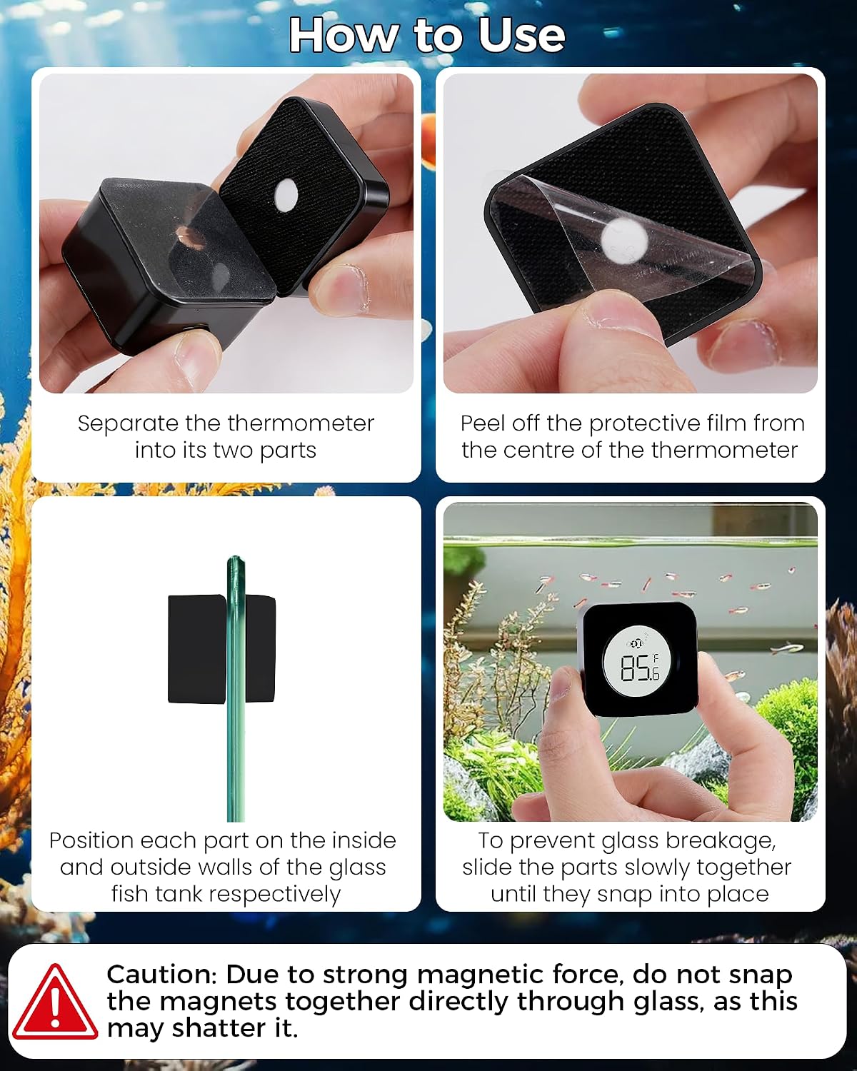 Pulitore magnetico per acquari - Planted Aquarium Cleaning recensione e prezzo