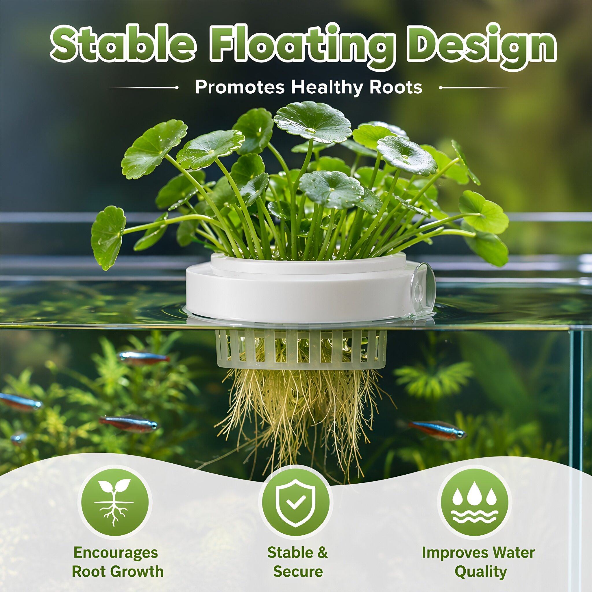 4 cestini galleggianti in plas - Planted Tank recensione e prezzo