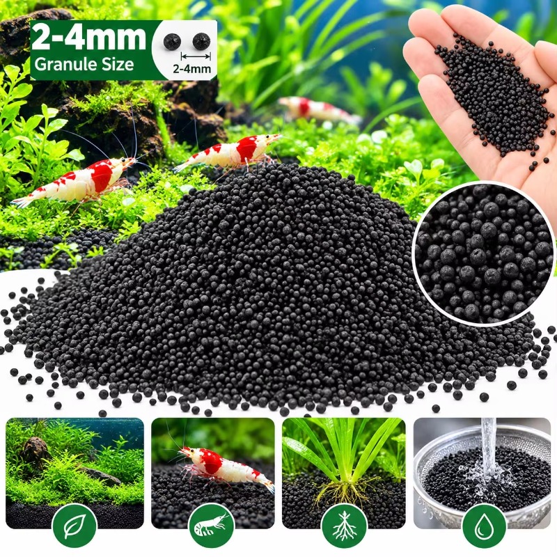 Substrato nero per acquari, id - Aquarium Plant Substrate recensione e prezzo